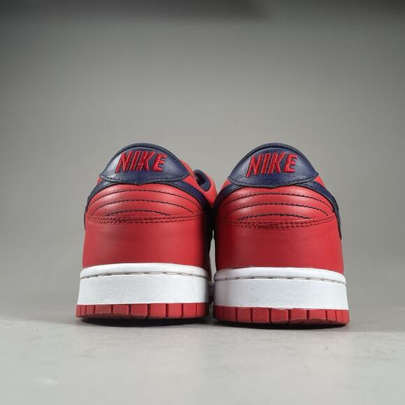 Nike ID Dunk Low Patriots Men’s Size 11.5 Red Blue Casual Sneakers Skate Shoes - Picture 3 of 9
